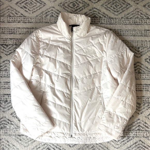 North Face white puffer jacket